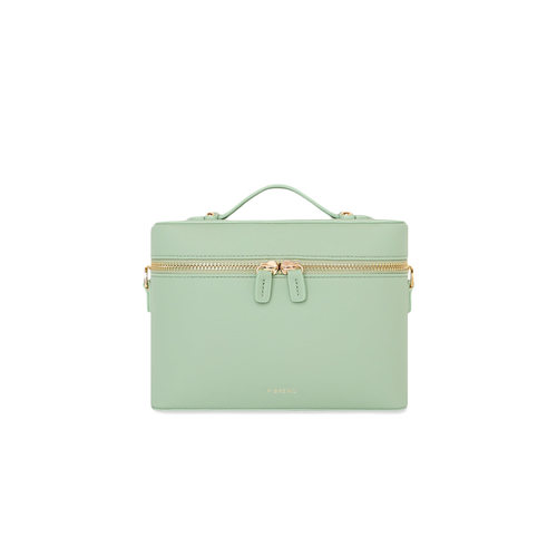 FIBRENO 小号化妆盒斜挎包浅草绿色VANITY BAG S • 24 PISTACHIO