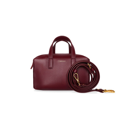 FIBRENO小号面包款包包 酒红色BABY LEPAIN BAG • 17 VINO WINE