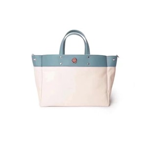 托特帆布包 款 浅雾霾蓝色 TUTTI MEDIUM FIBRENO BAG 中号经典