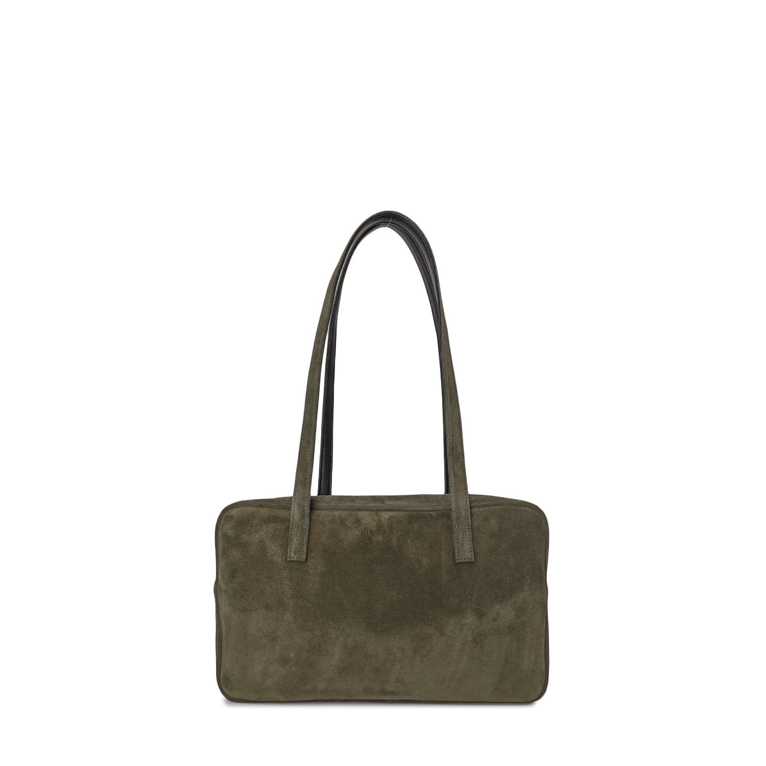 FIBRENO 大号M码麂皮包卡其绿色DIECI BAGUETTE BAG 29X17.5X10.5