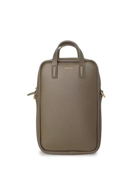 FIBRENO 手机斜挎包 卡其灰色 BAGUETTE BAG MOBILE • 26