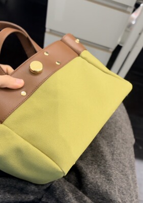 FIBRENO 小号限量版托特包 橄榄绿色20.5X17X12.5CM