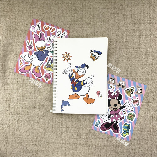 跨境MickeyMouse米奇拼图贴纸
