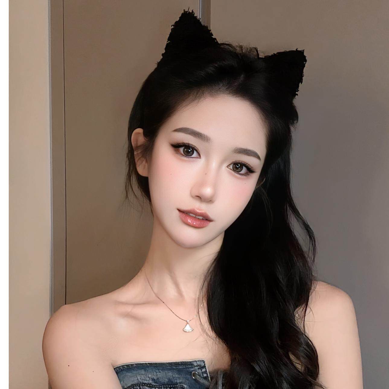 【下单立减50】猫耳朵发箍洗脸韩国可爱毛绒发卡网红超萌发饰HX
