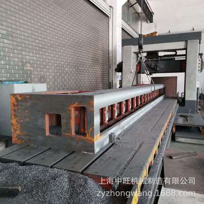 上海工厂数控制作铸造机器L9800B4600H1600床身机械零件精密铸造