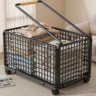 超大整理箱可移动衣服收纳箱大容量玩具收纳筐储物箱书箱衣物家用