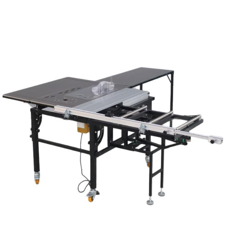 装修施工用台式锯床 全自动精密无尘子母锯 木地板切割防崩推台锯