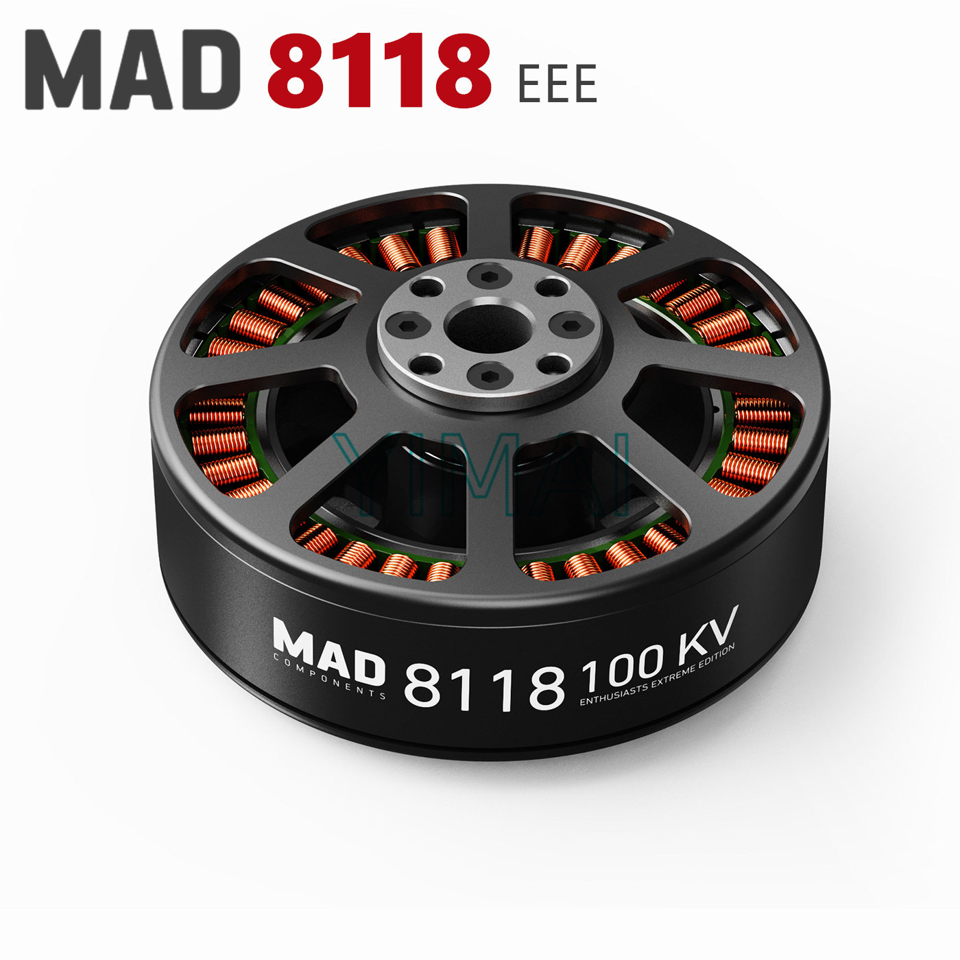 MAD多轴多旋翼外转子盘式三相直流无刷马达农业植保动力电机8118