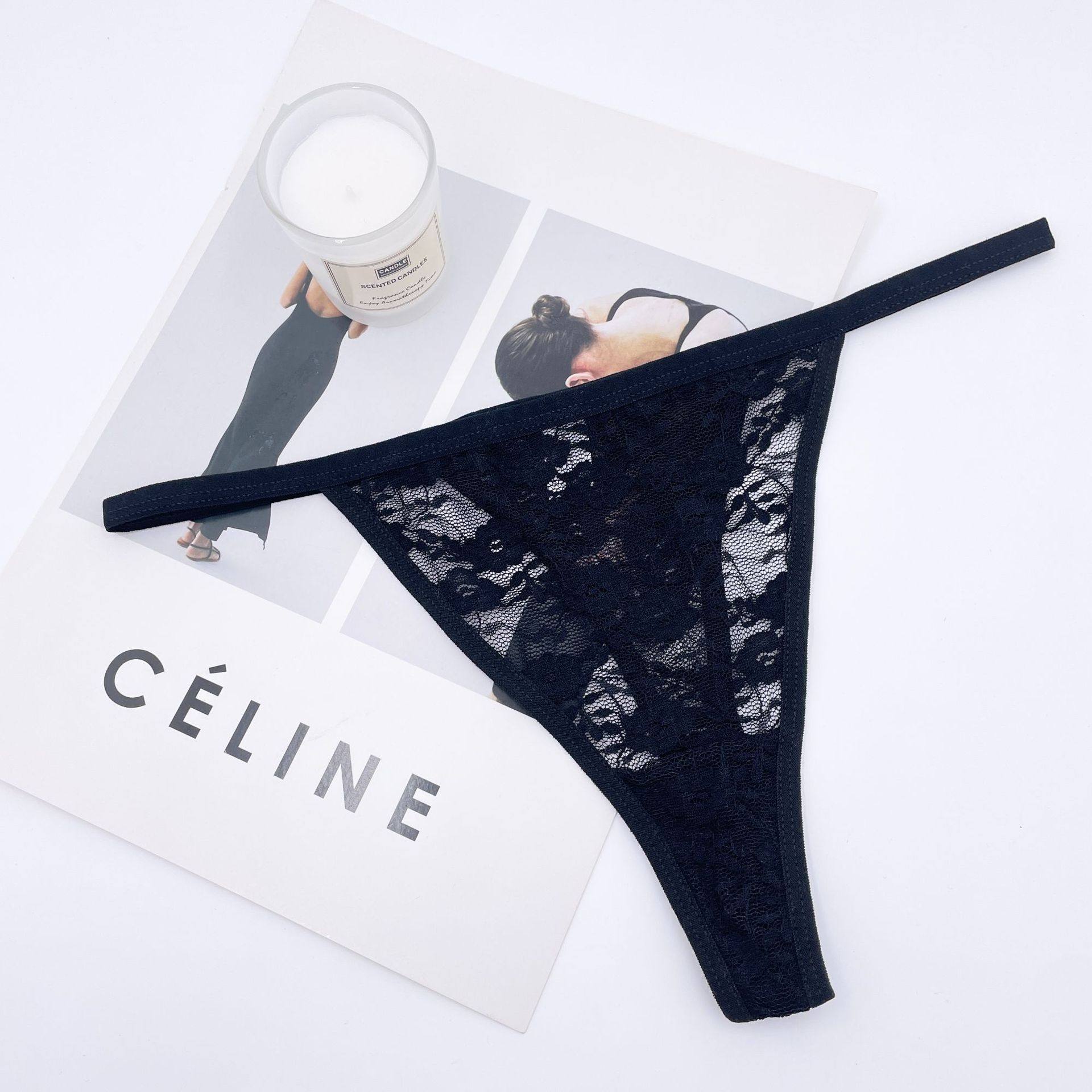 跨境亚马逊水钻字母蕾丝性感低腰欧美丁字裤女一根绳外贸女士内裤,女士内衣/男士内衣/家居服,女丁字裤,淘宝优惠券,粉丝福利购,淘宝优惠卷