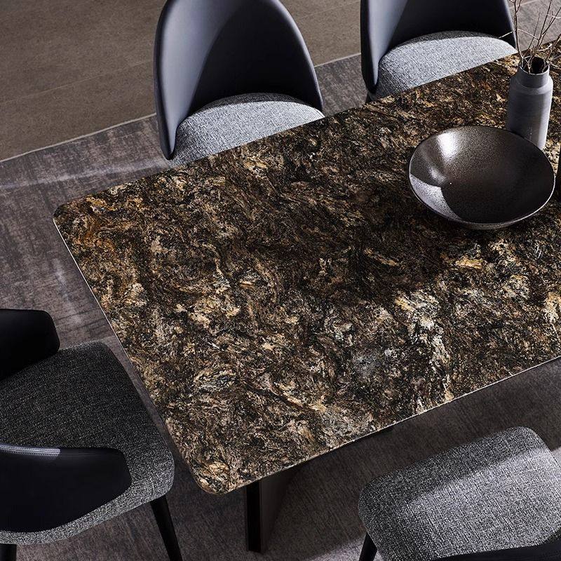 天然大理石餐桌椅意式极简大平层别墅高端奢石长方形餐台,住宅家具,大理石餐桌,淘宝优惠券,粉丝福利购,淘宝优惠卷