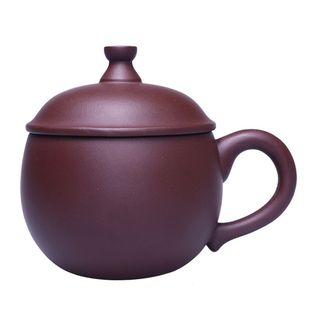 紫砂杯纯手工茶杯宜兴紫泥杯子家用办公室礼品杯男女士水杯将军杯