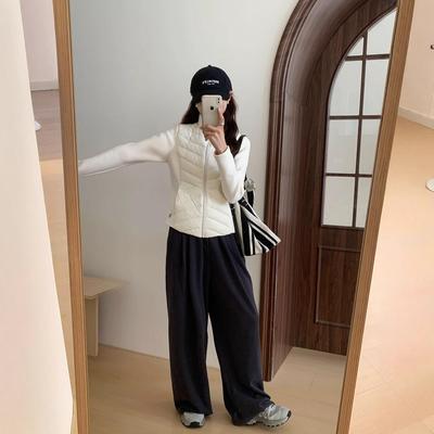 修身棉服女轻薄短款外穿小棉袄保暖内胆洋气丝棉秋冬女士外套