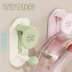 免打孔神器挂钩盆子收纳架卫生间置物架厕所折叠挂浴室盆脸盆架 式