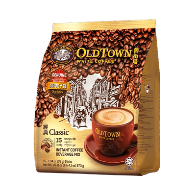 马来西亚旧街场白咖啡原味15条