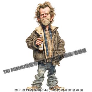 无耻之徒弗拉克人物弗兰克海报贴纸房间寝室美式房间装饰自我救赎