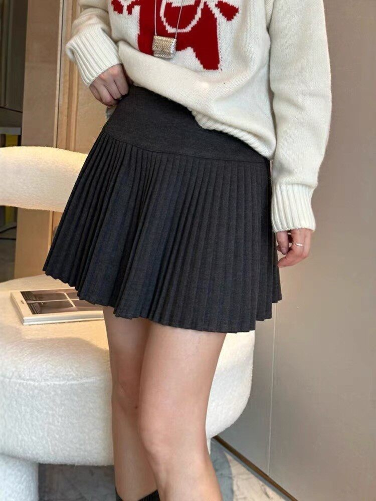 【加厚毛呢百褶裙】有安全裤+超减龄 显瘦洋气百褶裙,女装/女士精品,旗袍,淘宝优惠券,粉丝福利购,淘宝优惠卷