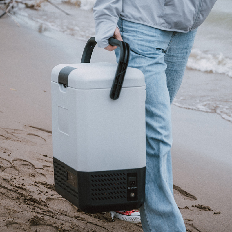 冰虎车载冰箱压缩机制冷12V24V车家两用冷冻冷藏汽车用手提小冰柜