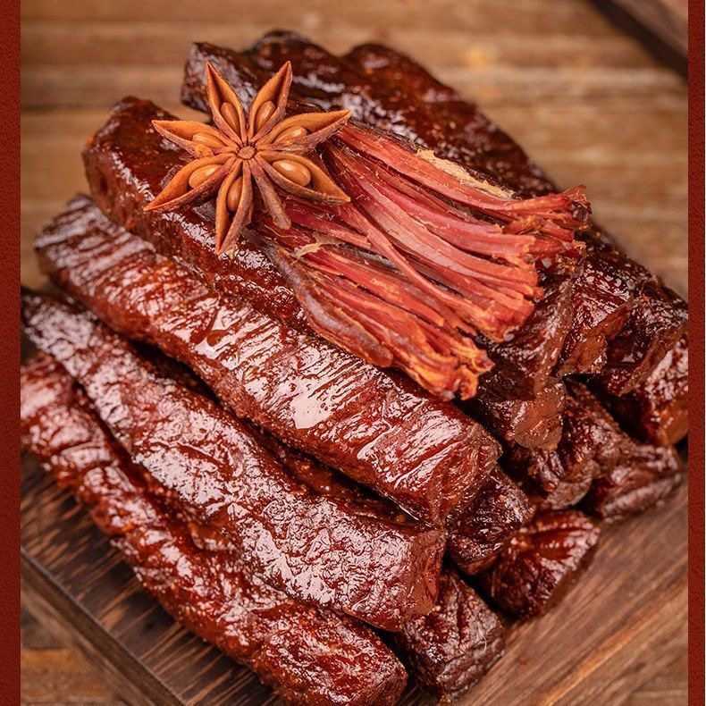 牛肉减脂减肥餐0脂肪开袋即食0卡无糖无添加剂牛肉干风干手撕健康景区特产营养高蛋白肉脯网红女神自律健身轻食代餐低负担饱腹零食