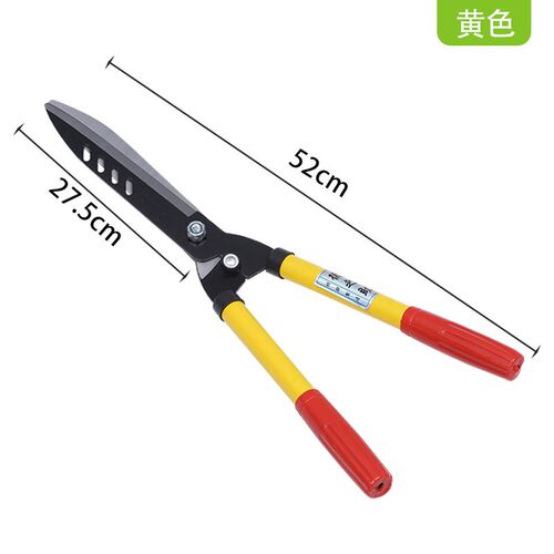 德之助绿篱剪铁柄草坪剪锰钢修枝剪篱笆剪园艺冬青剪茶剪修剪工具