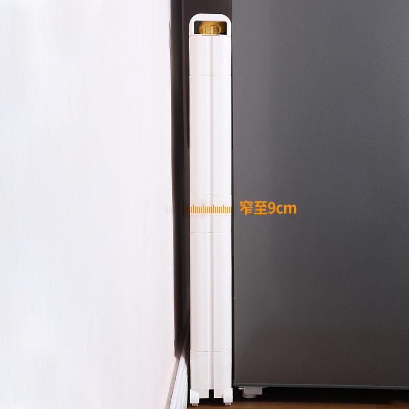 窄缝收纳置物架客厅厨房浴室缝隙夹缝超窄侧收纳可移动多层储物架