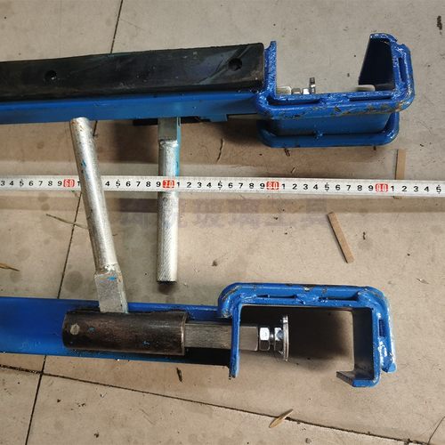 玻璃中空L架速压杆仓储中转固定玻璃架子压紧铁杆快速移动胶条压