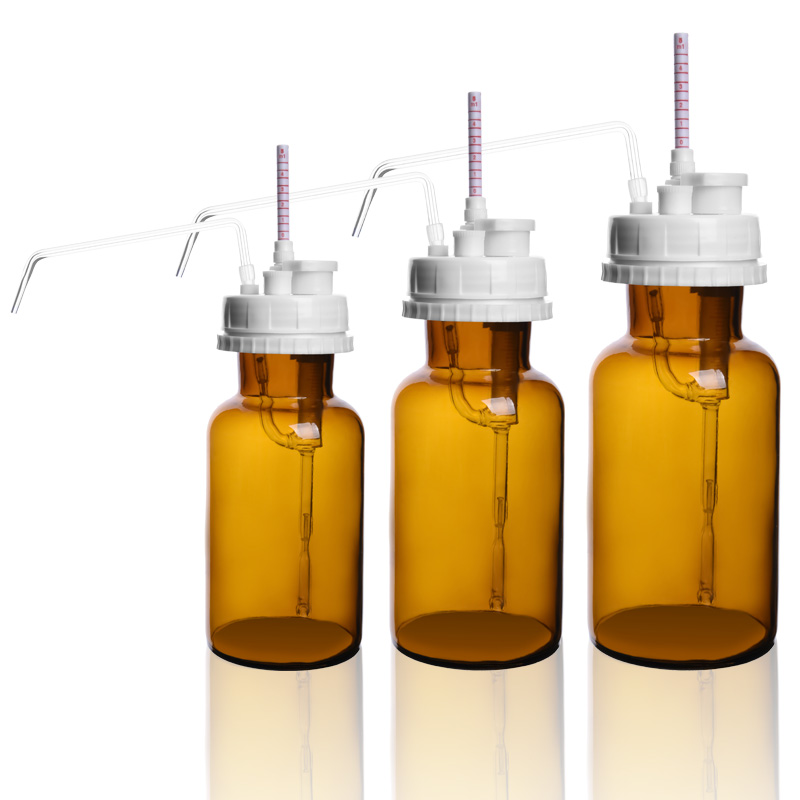 上海求精可调定量加液器 I型 II型配白瓶棕瓶子玻璃取液移液器