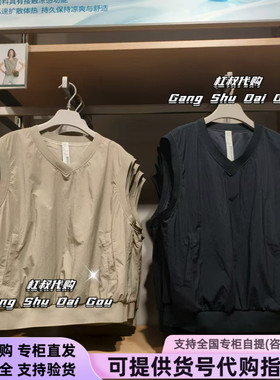 本来国内正品代购BNT250001女士凉感无袖衬衫秋季新款口袋罩衫