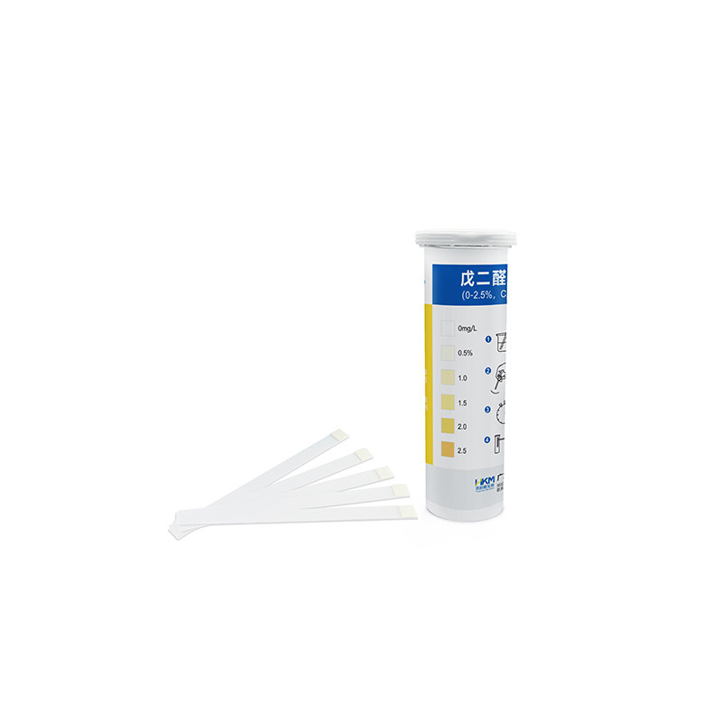 广东环凯 戊二醛测定试纸0~2.5%医疗器械n养殖畜牧消毒浓度测试卡