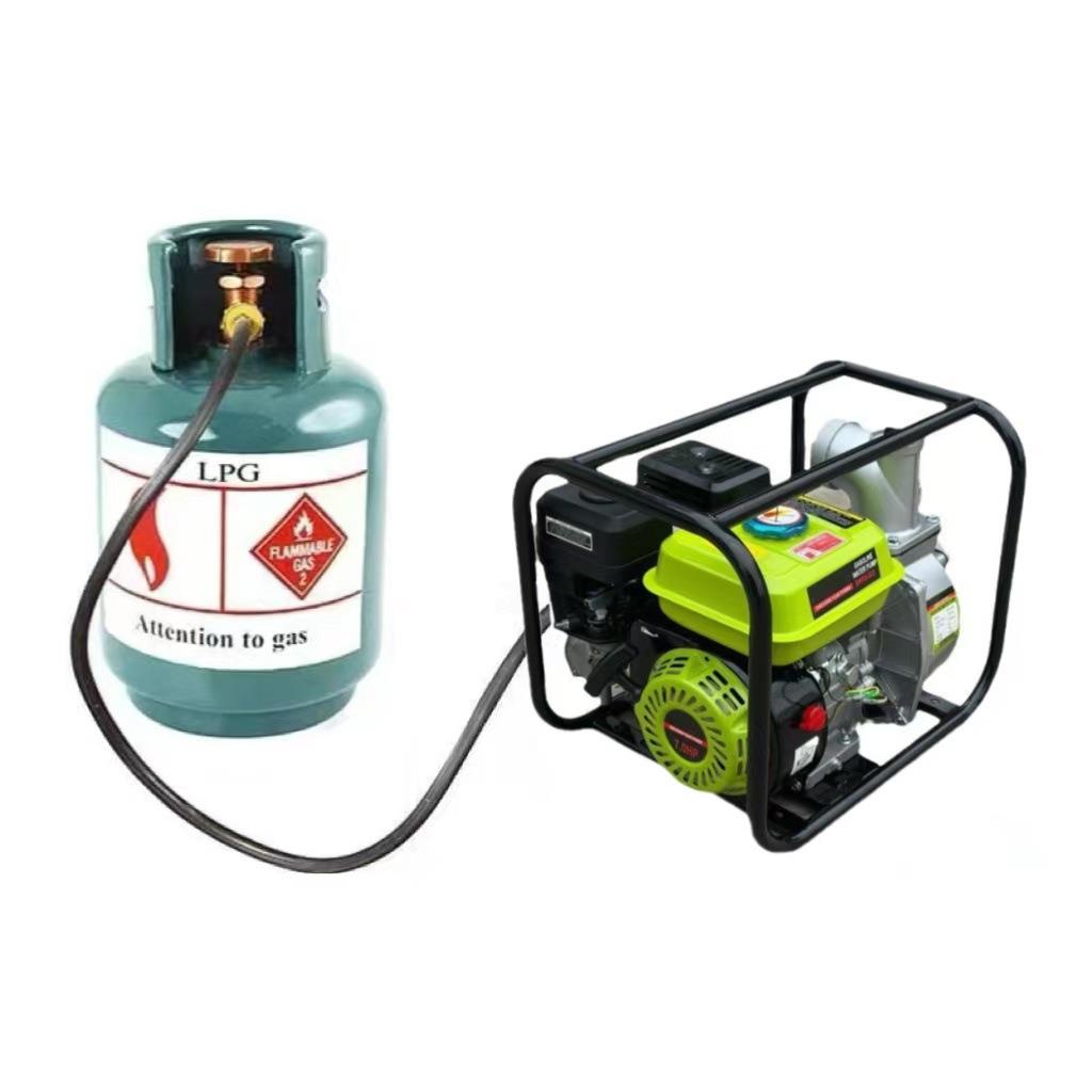 汽油液化石油气两用抽水机水泵行家选3寸2寸7hp厂家跨境灌溉Lpg