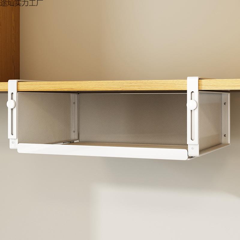 厨房橱柜下悬挂分层置物架调料挂架吊柜下挂篮碗碟锅收纳神器家用