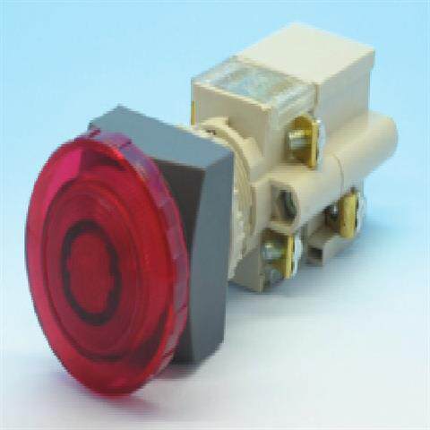 TEND天得T2TMS带LED灯大头方形按钮开关22/25mm原装附变压器