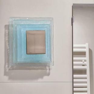 意大利穆拉诺水波纹玻璃壁灯 vintage中古灯客厅卧室走廊设计师灯