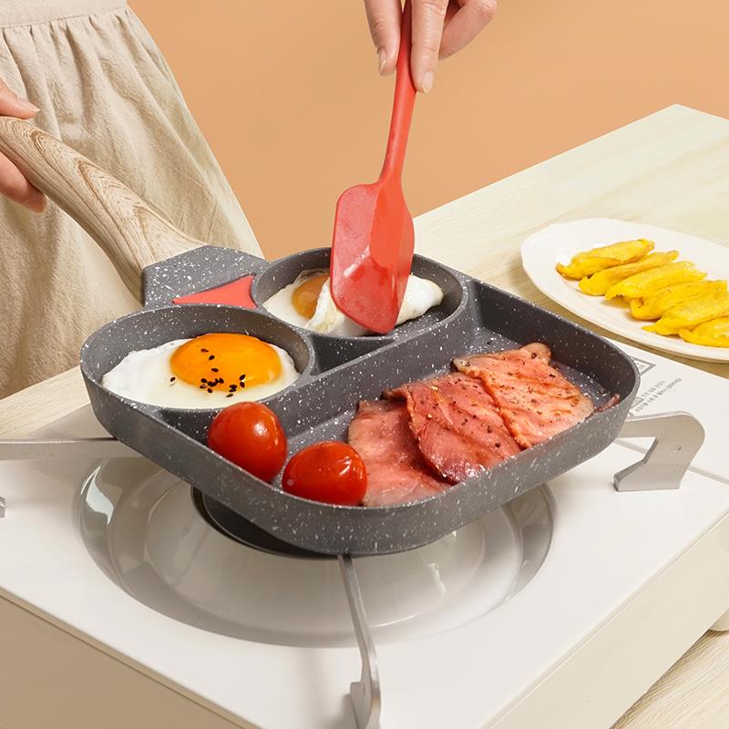 底锅不沾锅锅家用蛋多功能早餐锅神器麦饭石KIMS COO平堡牛排小煎