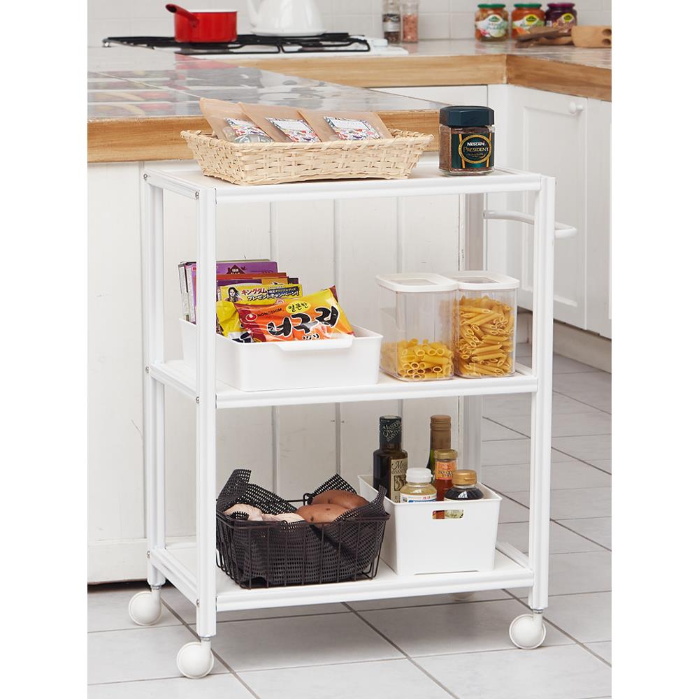 美容推3车美容院小推车三层美发器架子理发店工具3车仪置物架28ET