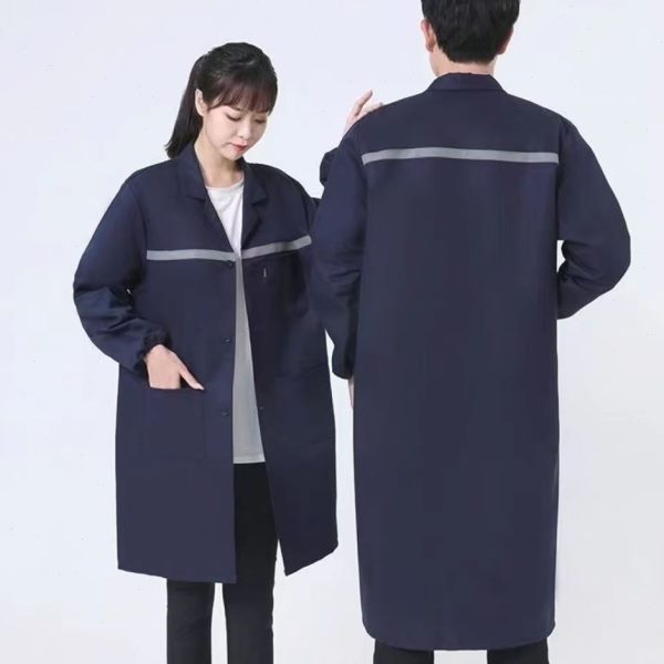 大褂防尘罩装工作服衣工作服过膝清仓加厚工作服男男女防灰尘加长
