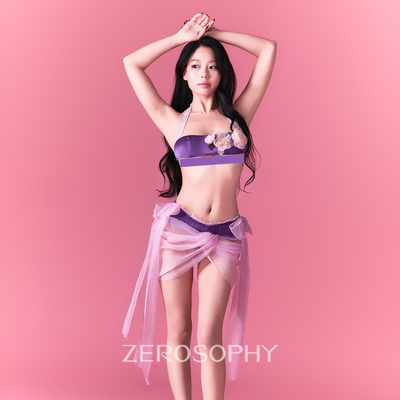 Zerosophy性感内衣挂脖套装海边