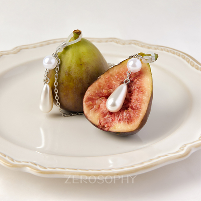 Zerosophy珍珠水滴乳环无痛调情