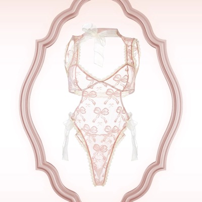 Zerosophy法式性感透视连体衣女