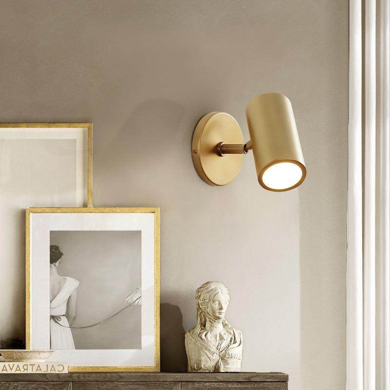 厂家直销北欧床头创意全铜壁灯简约风格阅读壁灯客厅墙壁装饰灯具