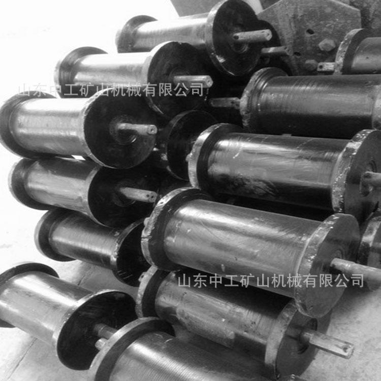 矿用铸钢托绳轮 300*300斜井坡顶耐用地轮 缓冲托辊组