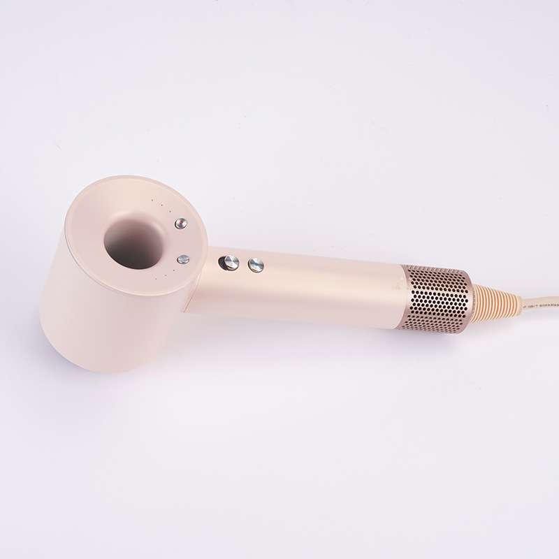 欧规无叶空心电吹风机粉色一键冷风负离子护发大功率吹风筒多风嘴