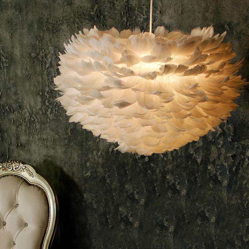 北欧吊灯个性创意风格卧室客厅灯具温馨浪漫婚房公主房儿童房灯饰