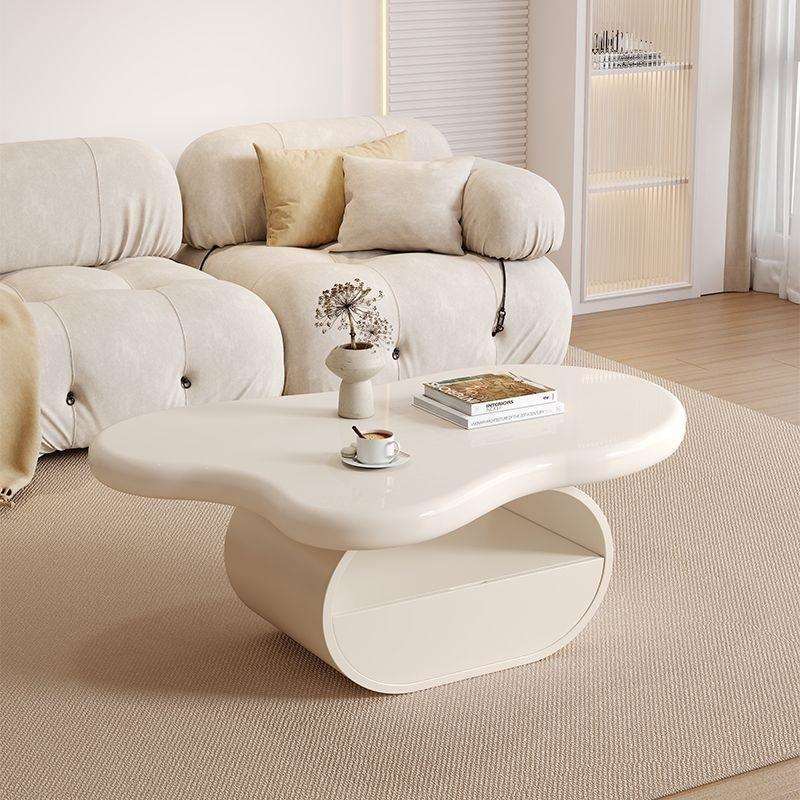 法式奶油云朵茶几客厅家用小户型现代简约创意设计不规则茶台茶桌