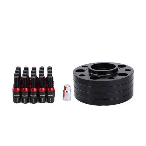 汽车轮毂6061-T6法兰盘 车轮加高加宽4*15mm厚度/20*M14*1.25螺栓