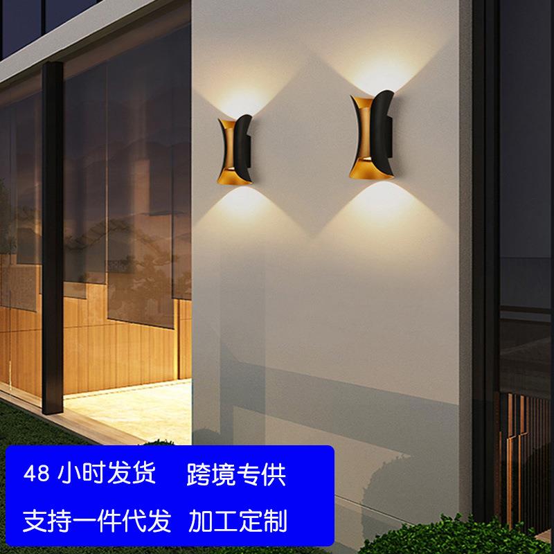 室外壁灯简约户外室内防水庭院外墙大门入户圆形工业风庭院别墅