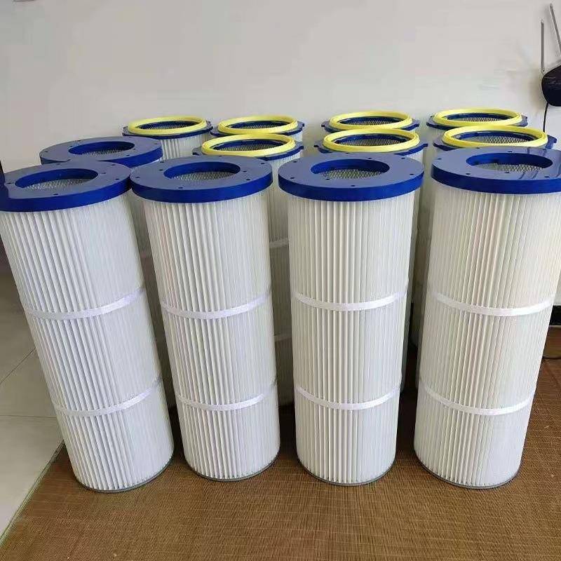 工业用除尘器除尘滤筒六耳快拆粉末回收滤芯喷砂抛丸*滤筒