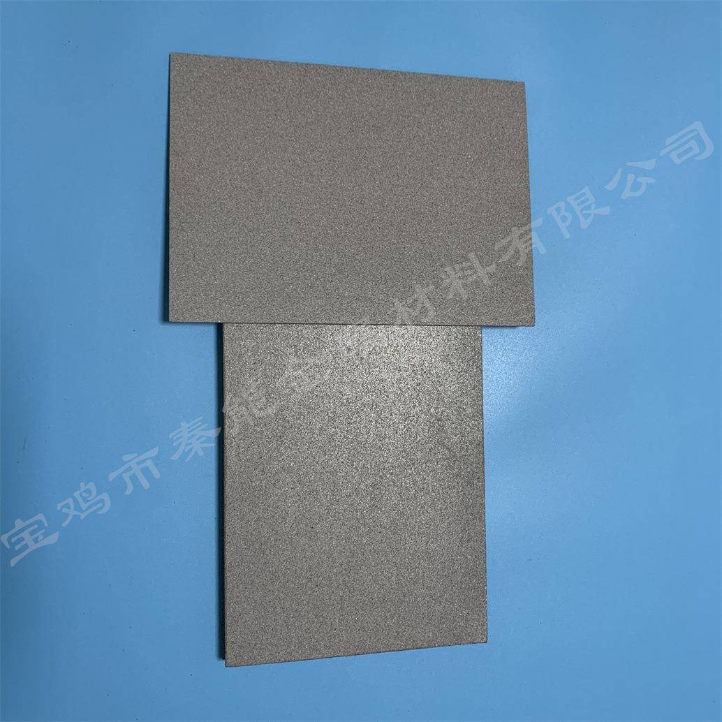 金属多孔钛板过滤材料水电解制氢气行业精密过滤用钛粉末烧结板