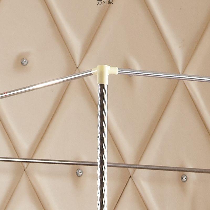 不锈钢蚊帐支架.米.米床杆子配件.米套装加粗加厚三通配件