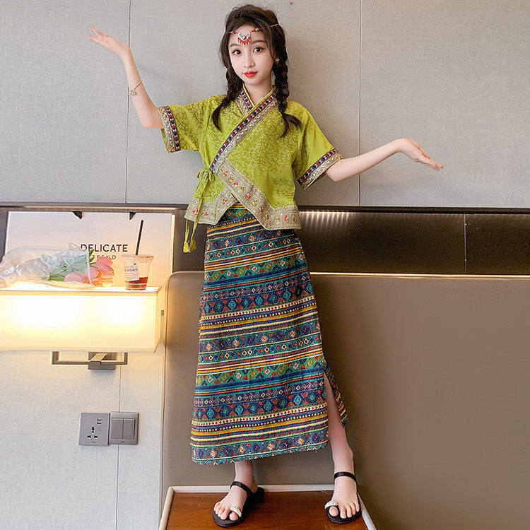 女*童汉服夏季新款少数民