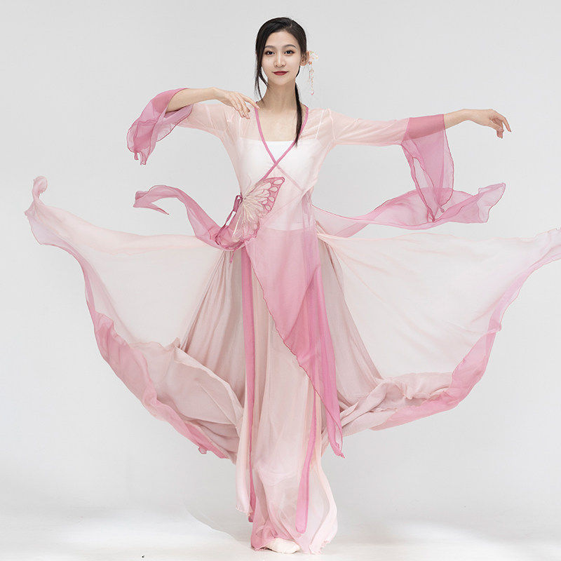 民族服饰古典舞女士渐变